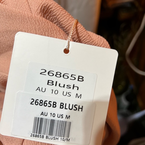 Selfie Leslie NWT PROM QUEEN BANDEAU MIDI DRESS BLUSH Size Small - Picture 8 of 8